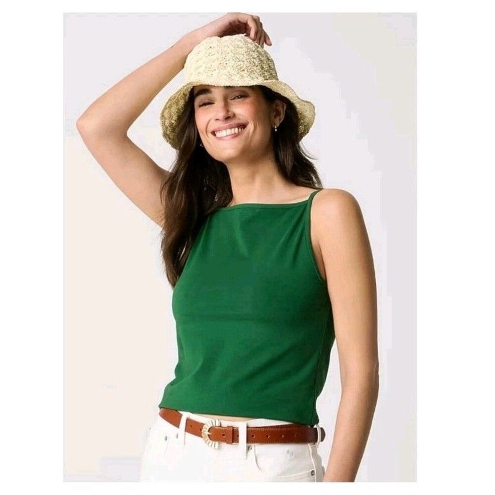 J. Crew Green Tank Top